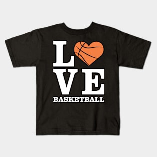 Love Basketball Kids T-Shirt